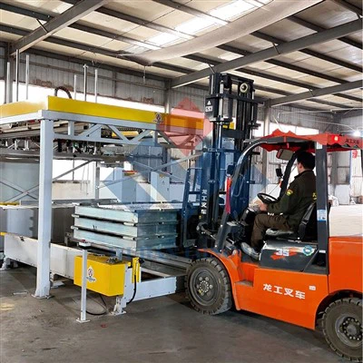 Autópálya -vágási lejtők burkoló blokk gyártási vonal